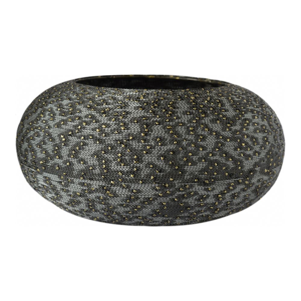 Moes Home Collection FI-1079-41 Scorpio Metal Bowl in Grey