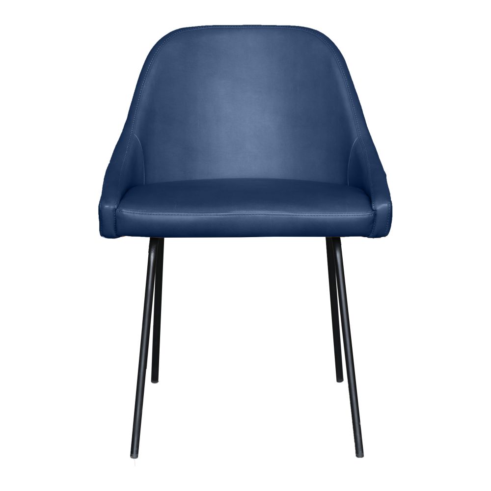 Moes Home Collection FN-1035-26 Blaze Dining Chair in Blue