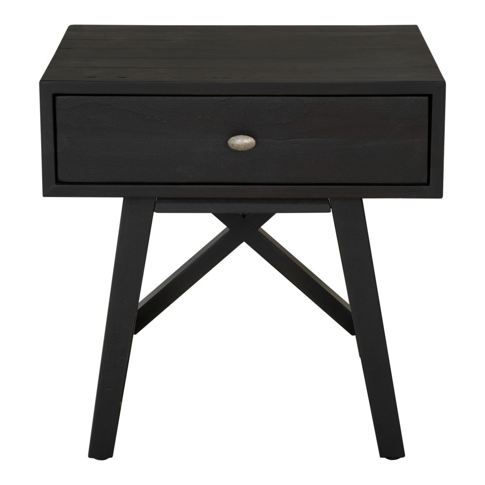Moes Home Collection FR-1021-31 Calais Nightstand in Black