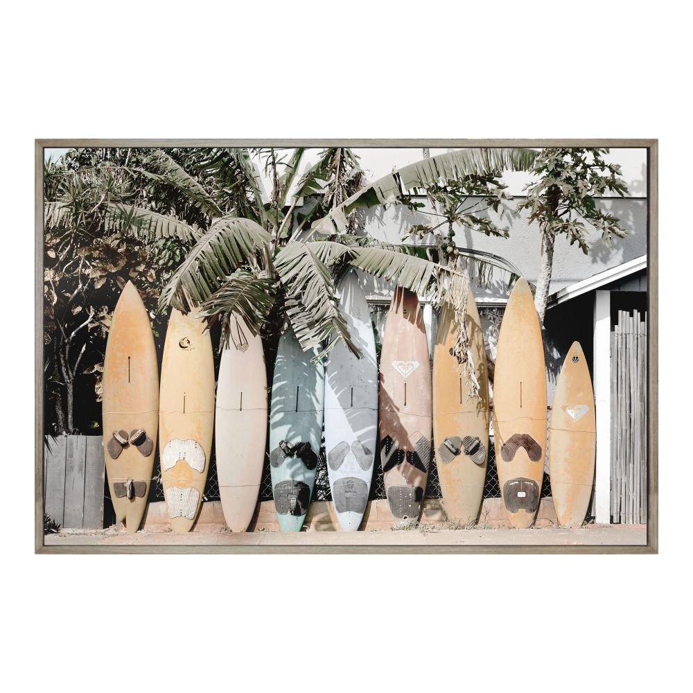 Moes Home Collection FX-1243-37 Surfs Up Wall Decor in Multicolor