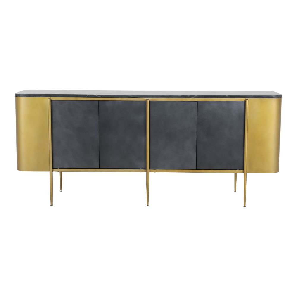 Moes Home Collection GK-1111-51 Gatsby Sideboard in Gold