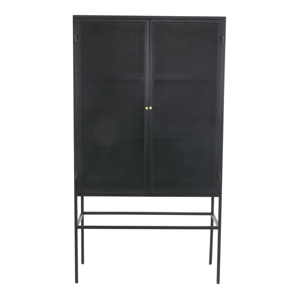 Moes Home Collection GK-1117-02 Isandros Cabinet in Black