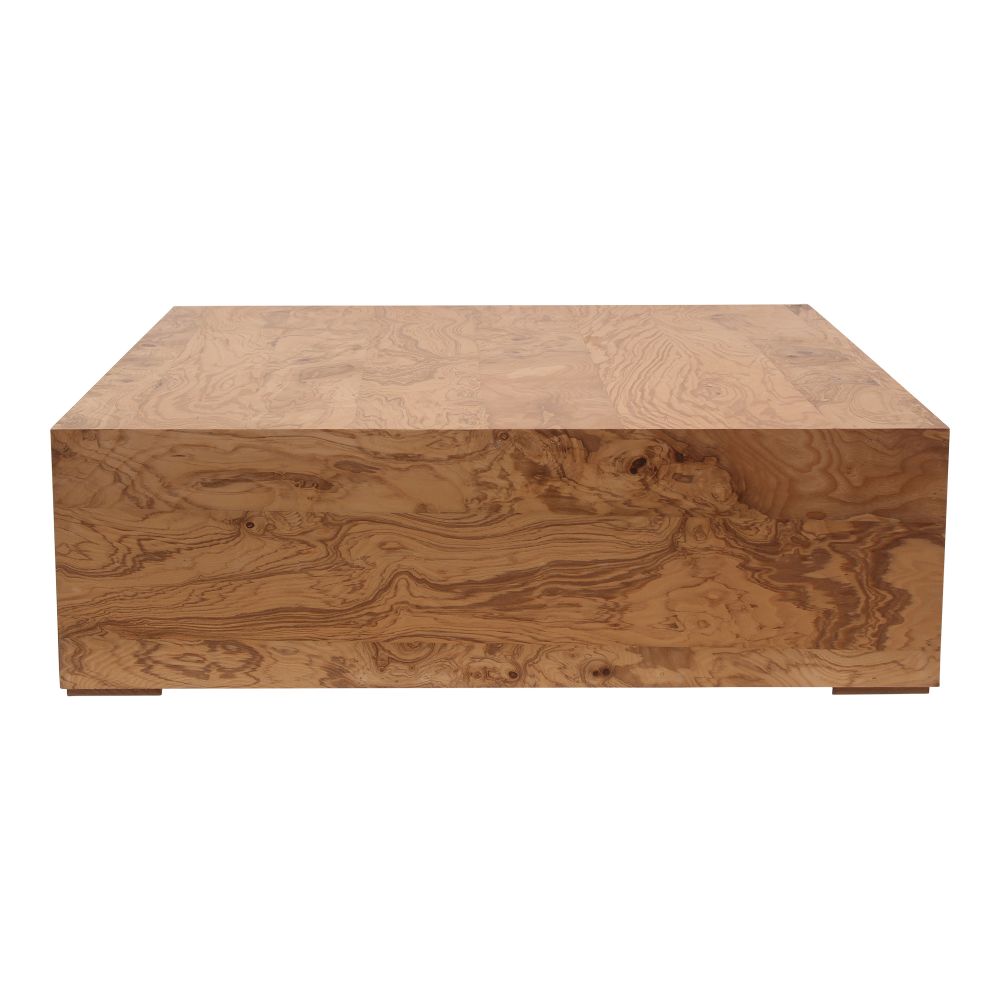Moes Home Collection GZ-1158-03 Nash Coffee Table in Honey Brown Burl