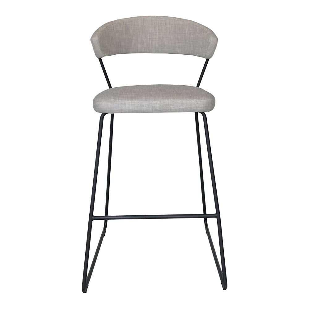 Moes Home Collection HK-1021-15 Adria Barstool in Grey