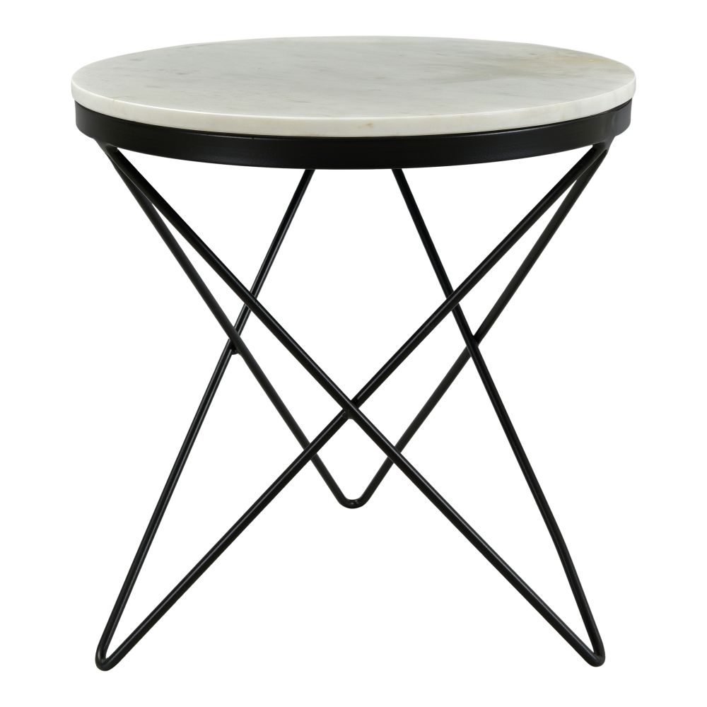 Moes Home Collection IK-1001-02 Haley Side Table Base in Black