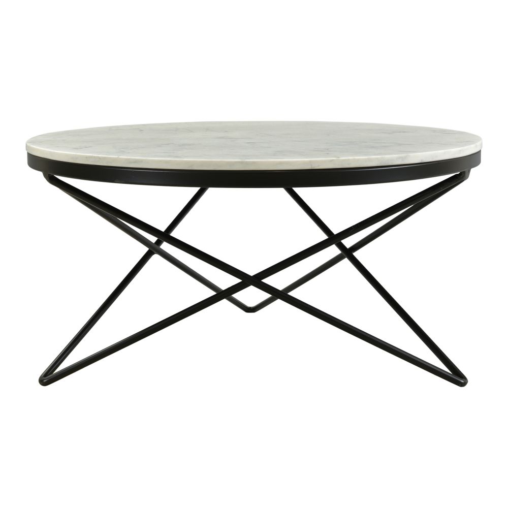 Moes Home Collection IK-1002-02 Haley Coffee Table Base in Black