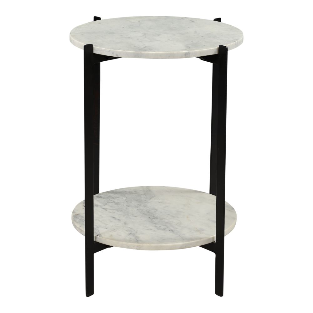 Moes Home Collection IK-1018-18 Melanie Accent Table in White