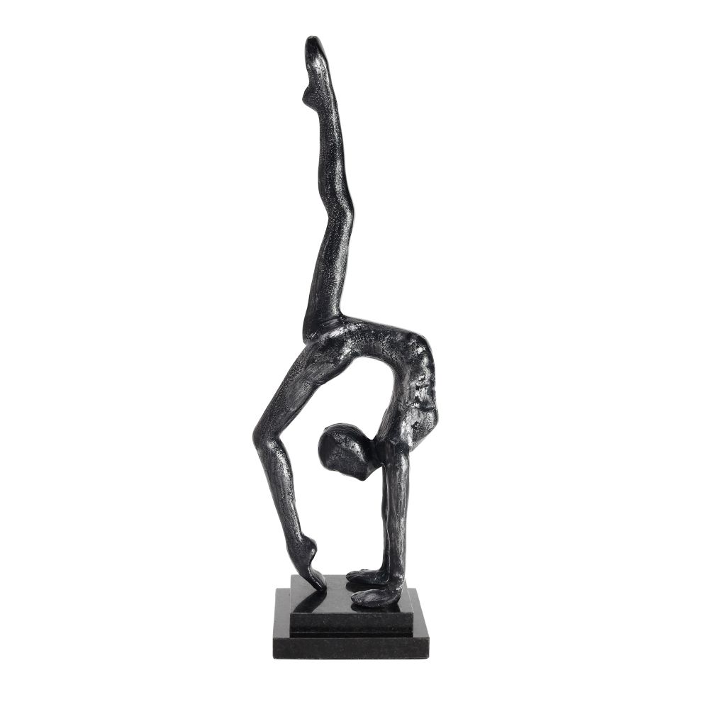 Moes Home Collection IX-1112-02 Namaste Statue in Black