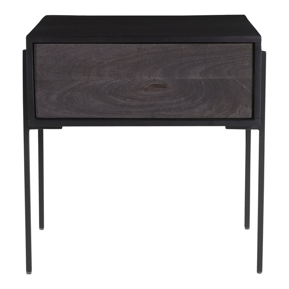 Moes Home Collection JD-1002-07 Tobin Side Table in Charcoal