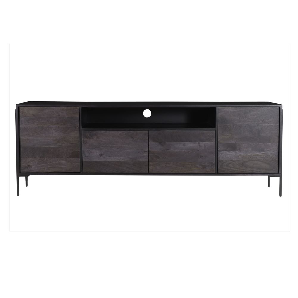 Moes Home Collection JD-1004-07 Tobin Entertainment Unit in Charcoal