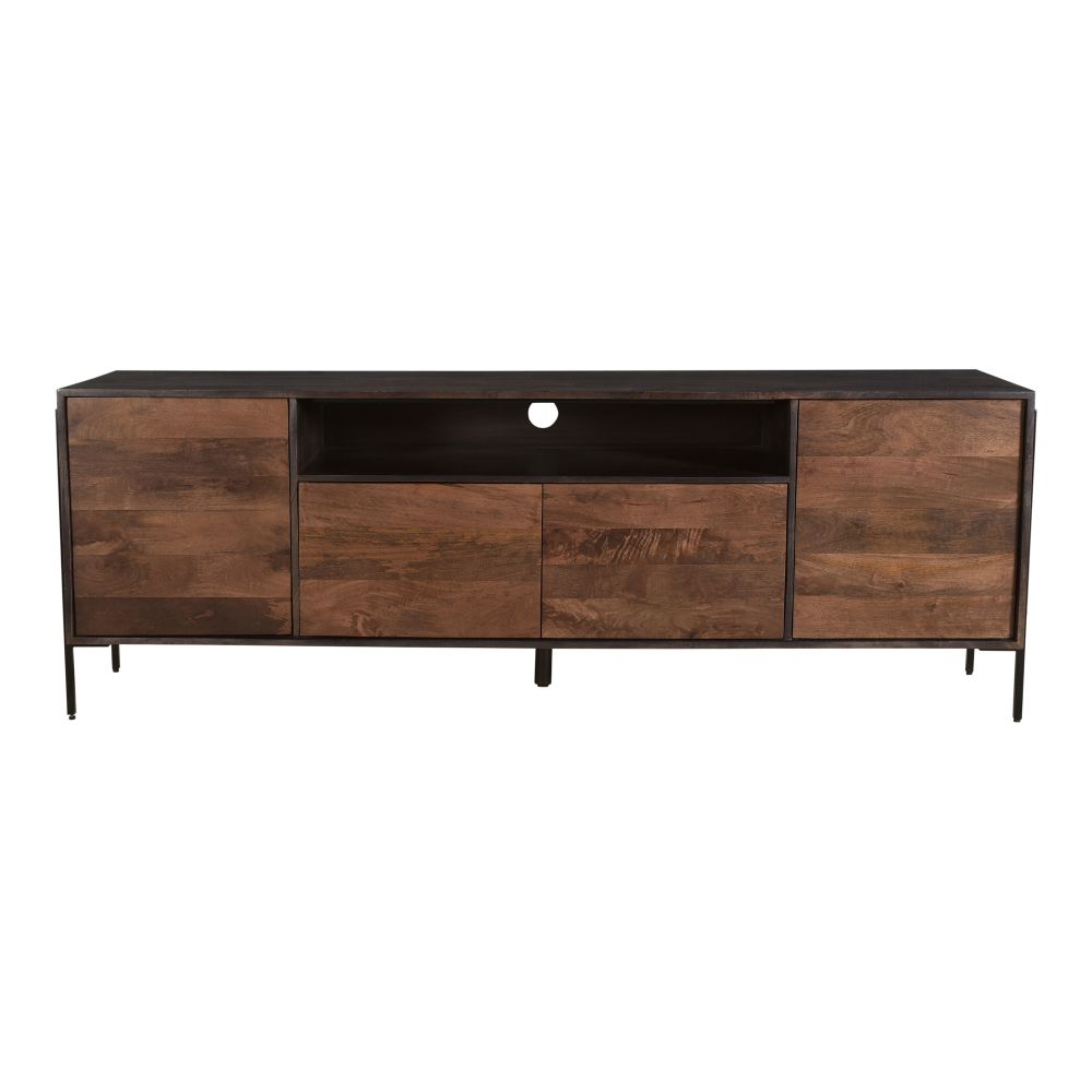 Moes Home Collection JD-1004-12 Tobin Entertainment Unit in Brown