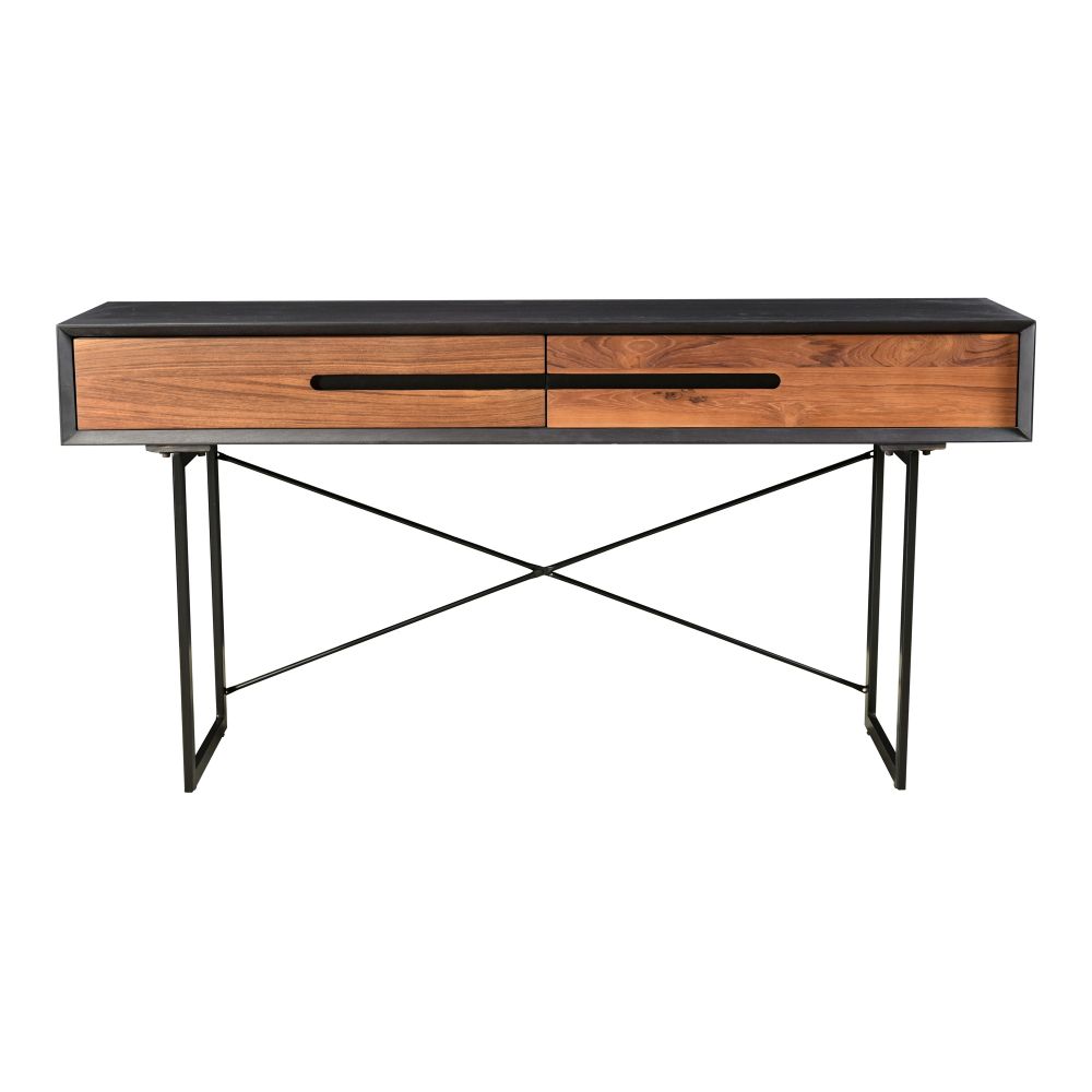 Moes Home Collection JD-1015-21 Vienna Console Table in Brown
