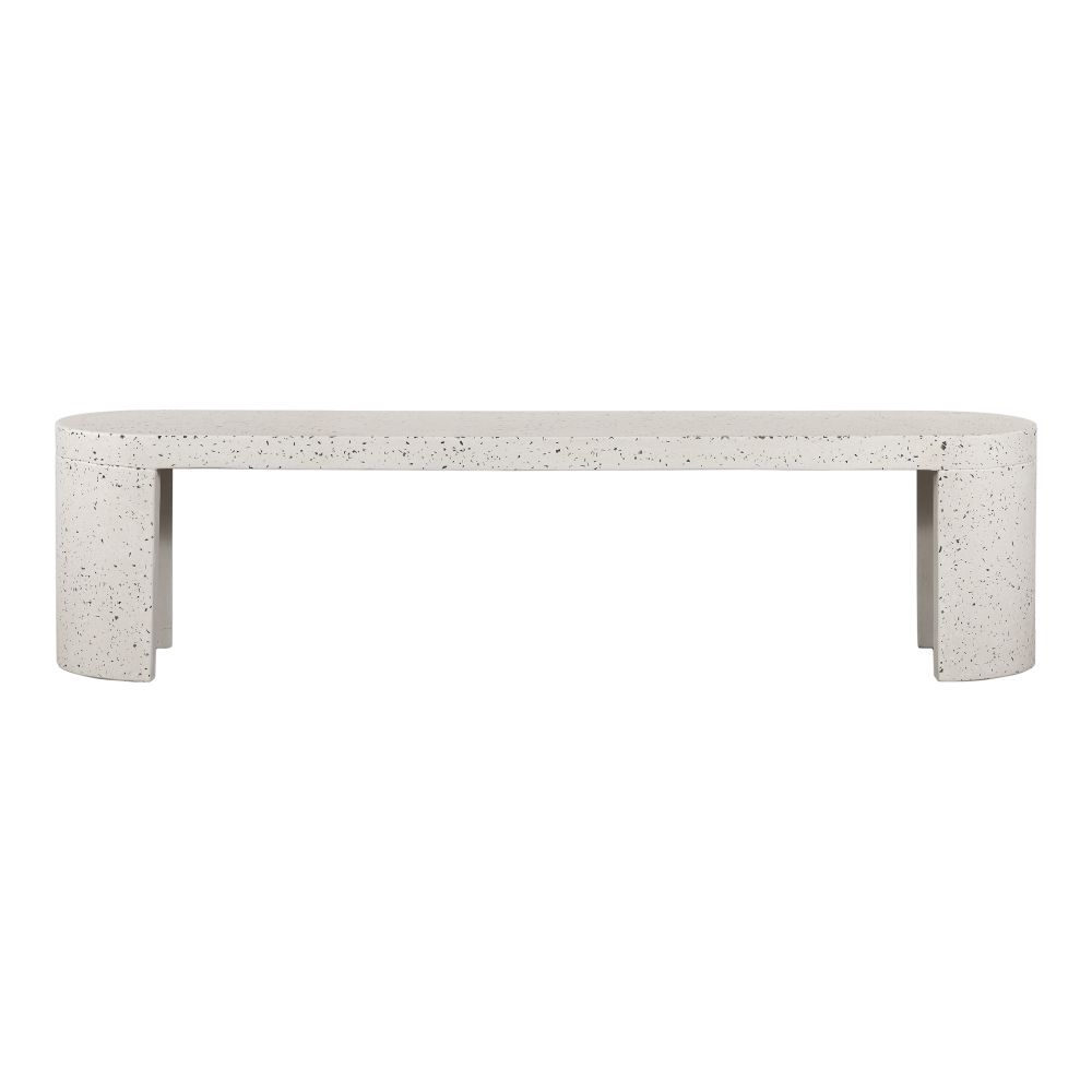 Moes Home Collection JK-1002-29 Lyon Outdoor Bench in Grey