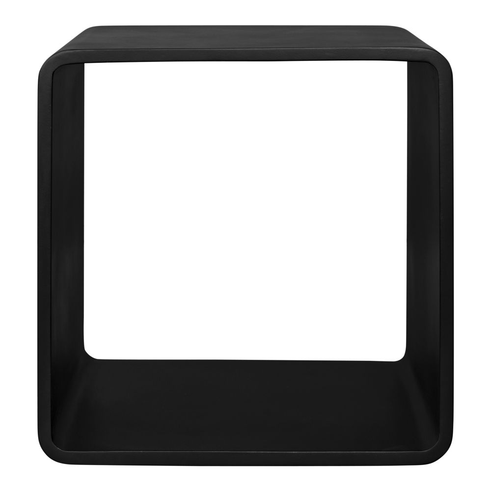 Moes Home Collection JK-1009-02 Cali Accent Cube in Black