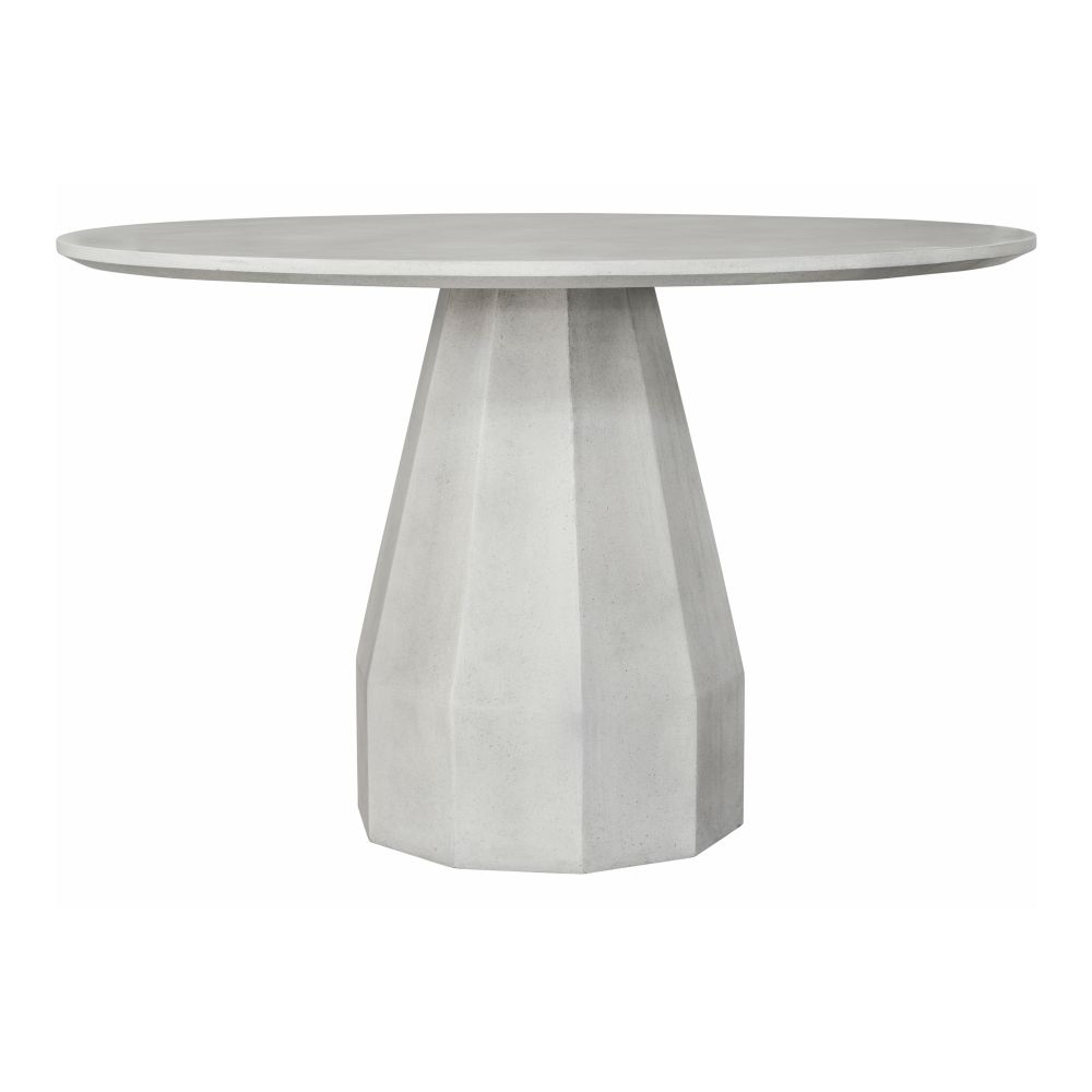 Moes Home Collection JK-1010-18 Templo Outdoor Dining Table in White