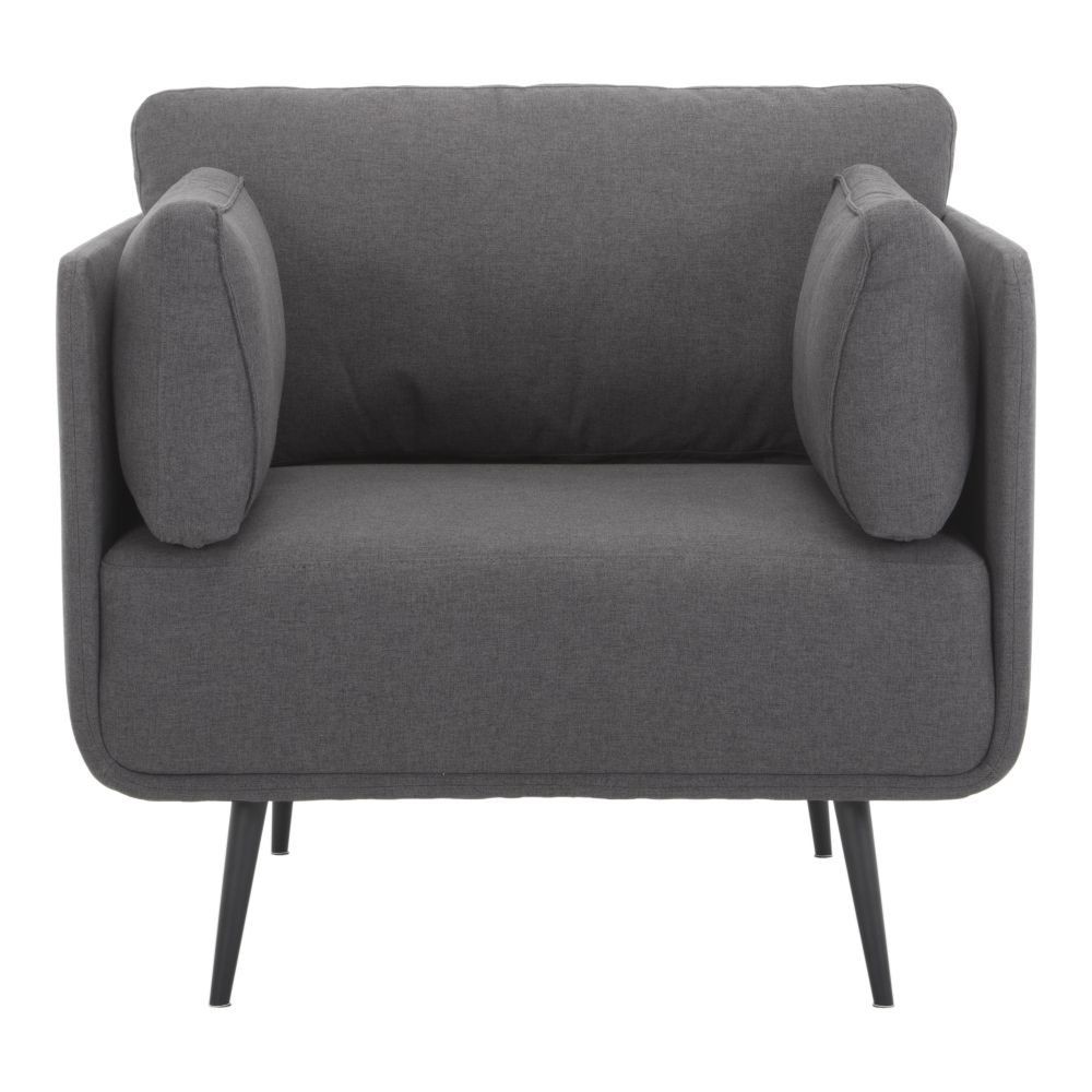 Moes Home Collection JM-1014-02 Rodrigo Chair in Grey