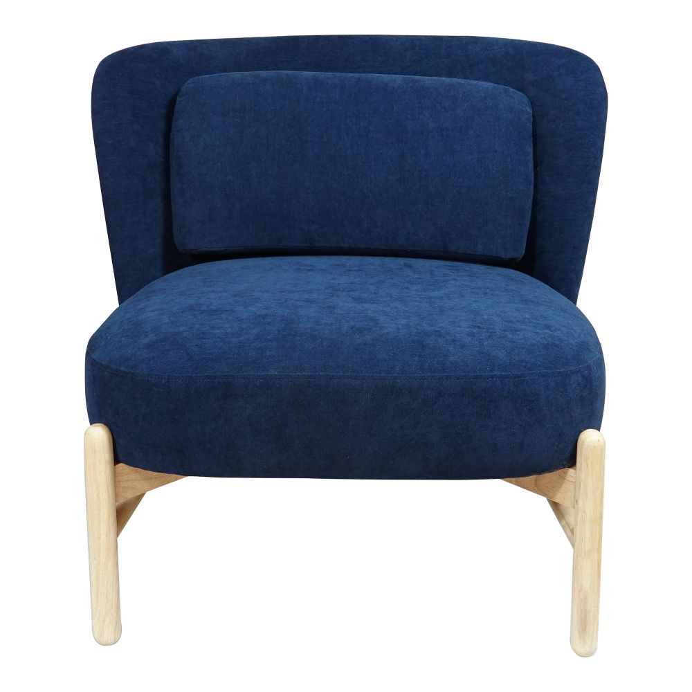 Moes Home Collection JW-1003-46 Sigge Accent Chair Ocean Depths in Navy