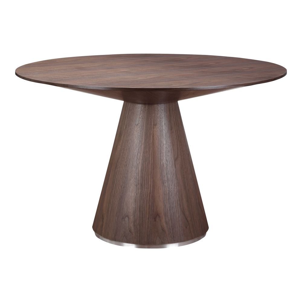 Moes Home Collection KC-1028-03 Otago Round Dining Table in Brown