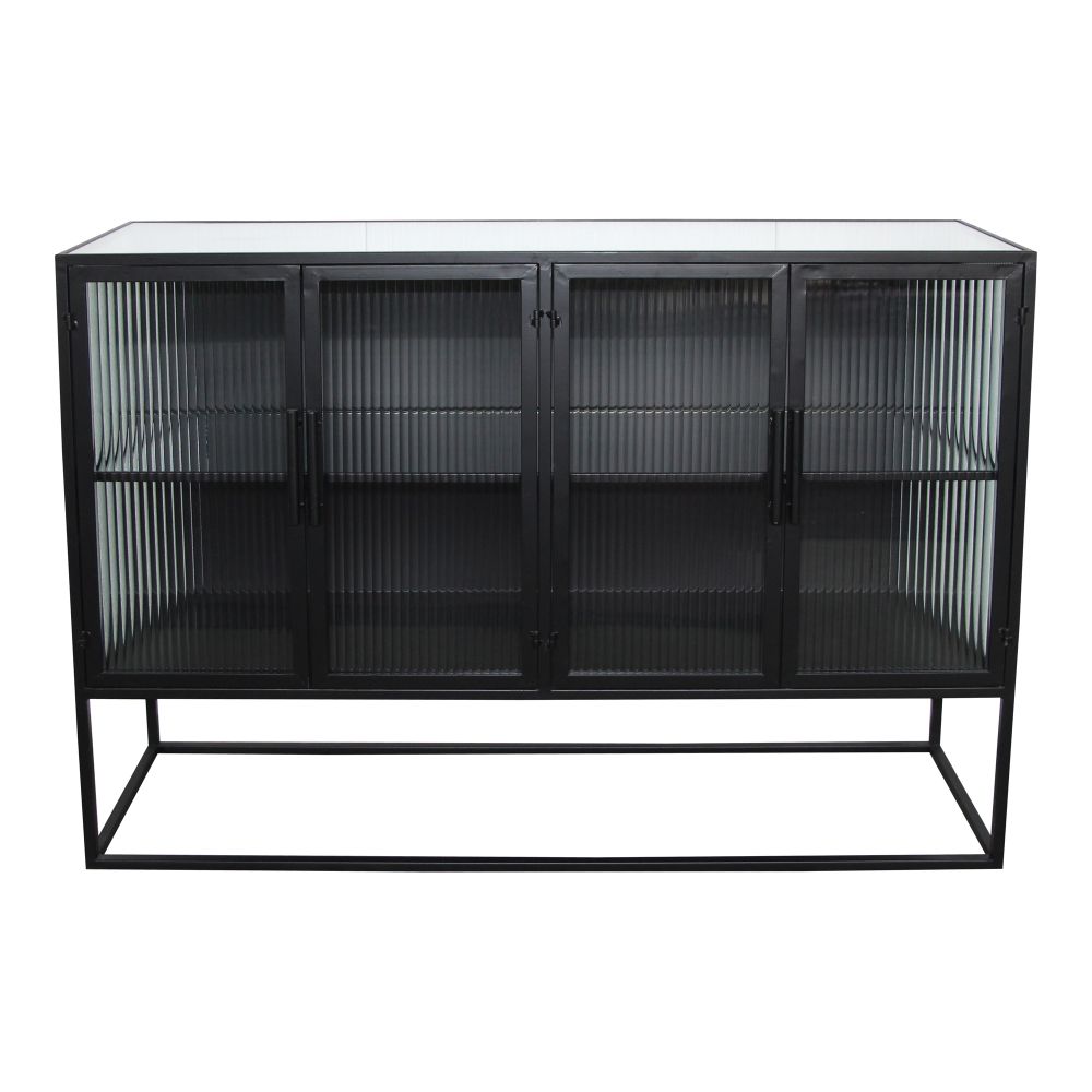 Moes Home Collection KK-1025-02 Tandy Cabinet in Black