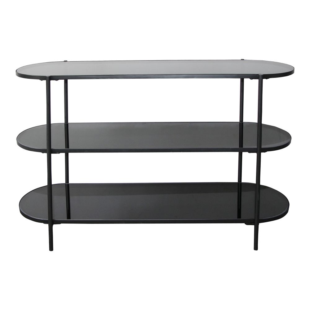 Moes Home Collection KK-1027-02 Lozz Console Table in Black