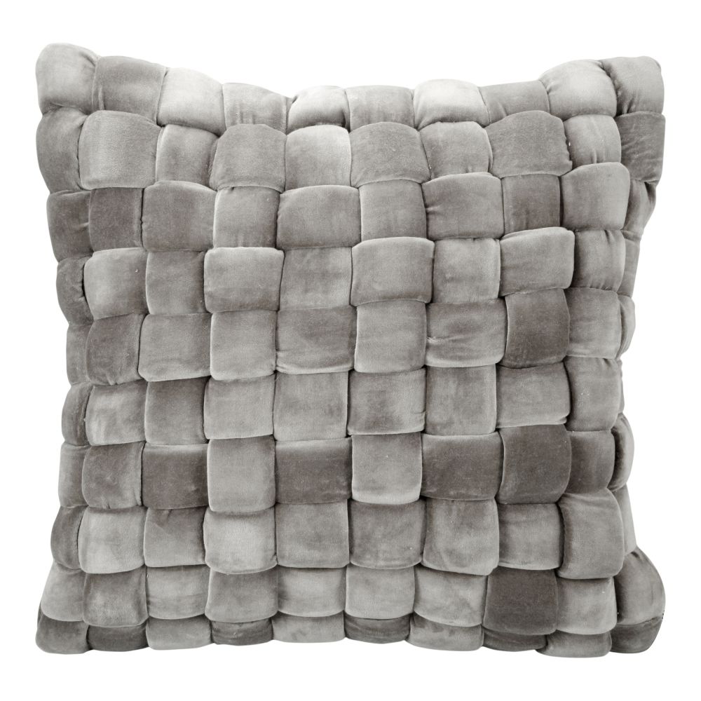 Moes Home Collection LK-1006-07 Jazzy Pillow in Grey