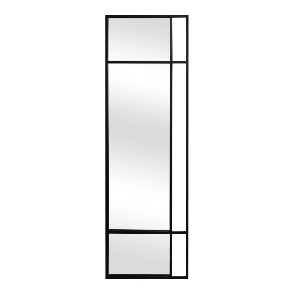 Moes Home Collection MJ-1023-02 Grid Mirror in Black