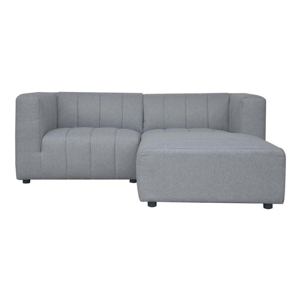 Moes Home Collection MT-1030-15 Lyric Nook Modular Sectional in Grey