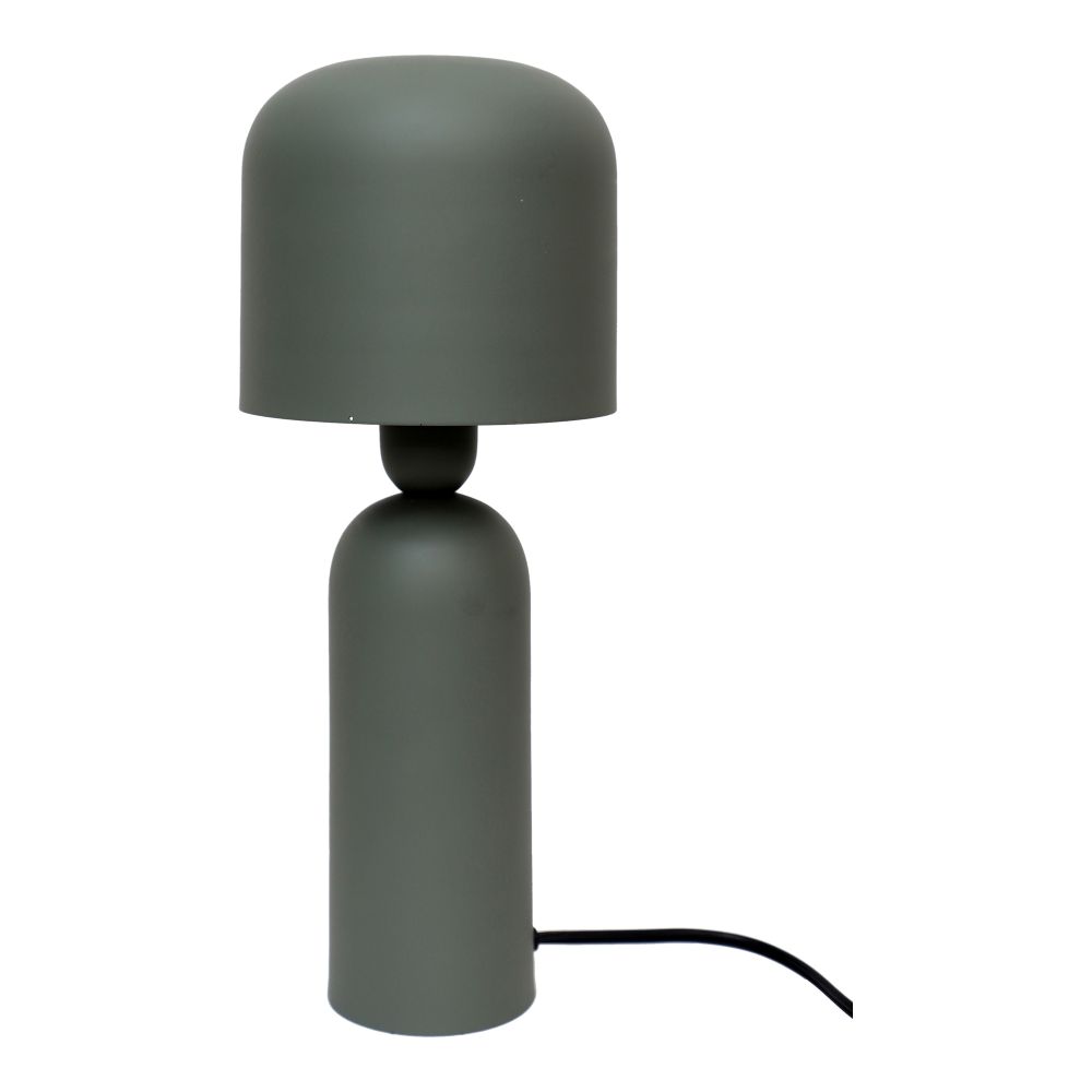 Moes Home Collection OD-1019-16 Echo Table Lamp in Green