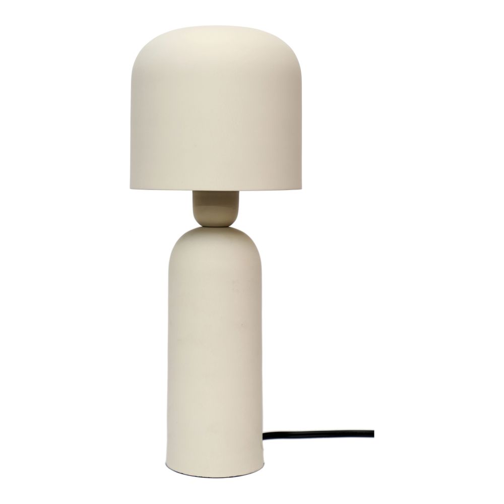 Moes Home Collection OD-1019-34 Echo Table Lamp in Beige