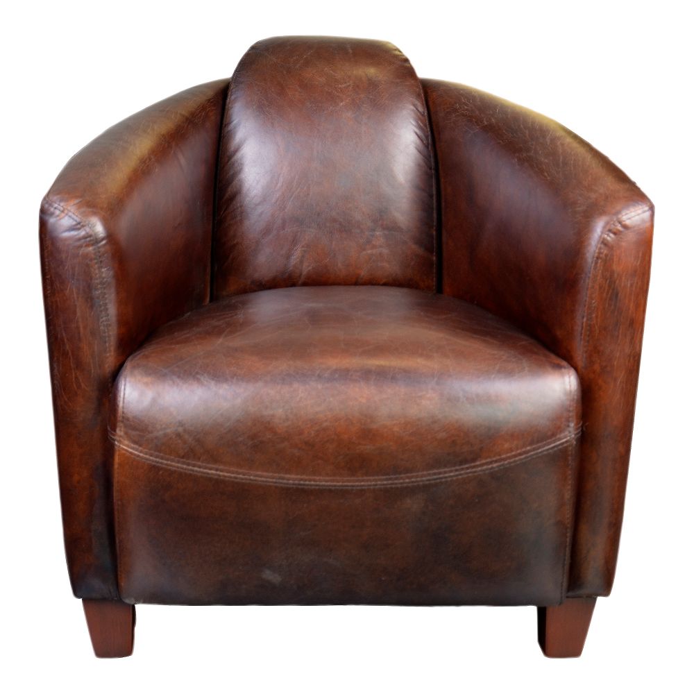 Moes Home Collection PK-1000-20 Salzburg Club Chair in Brown