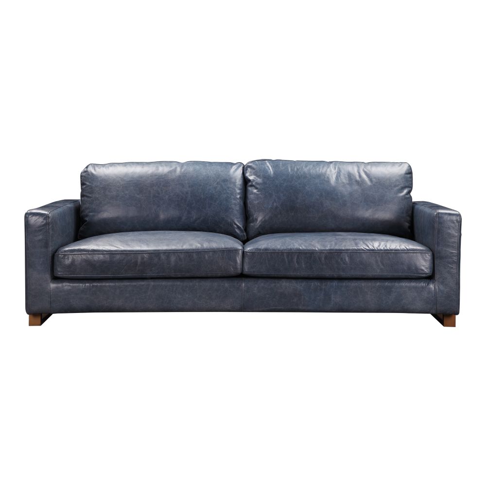 Moes Home Collection QN-1017-46 Nikoly Sofa in Blue