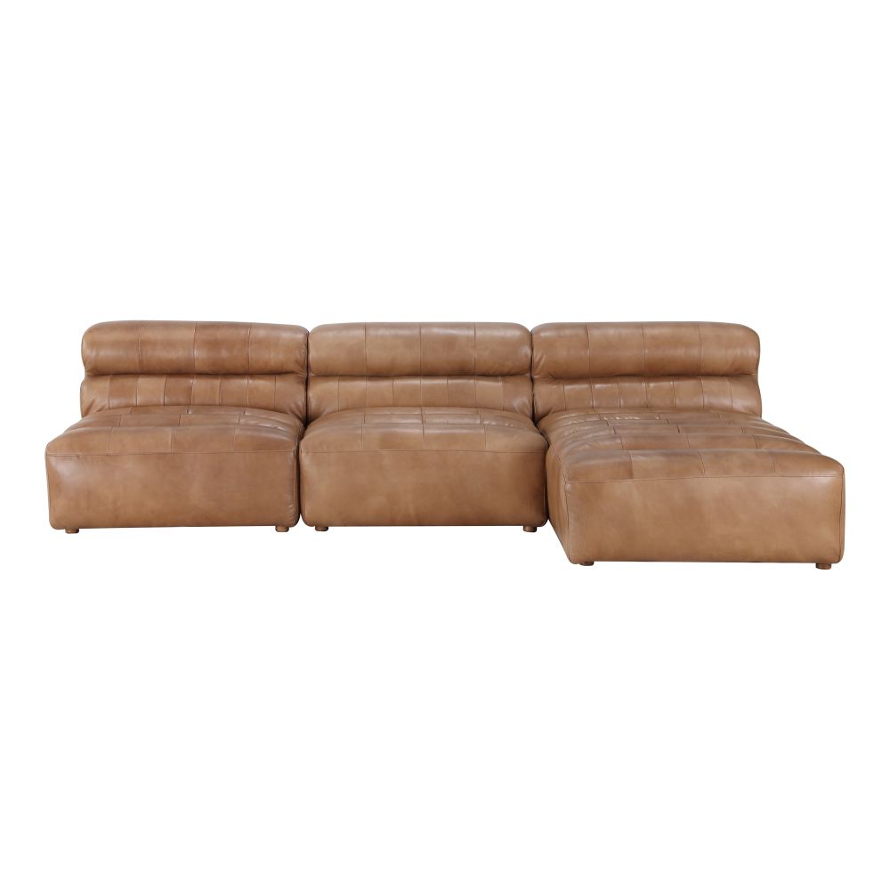 Moes Home Collection QN-1018-40 Ramsay Signature Modular Sectional in Brown