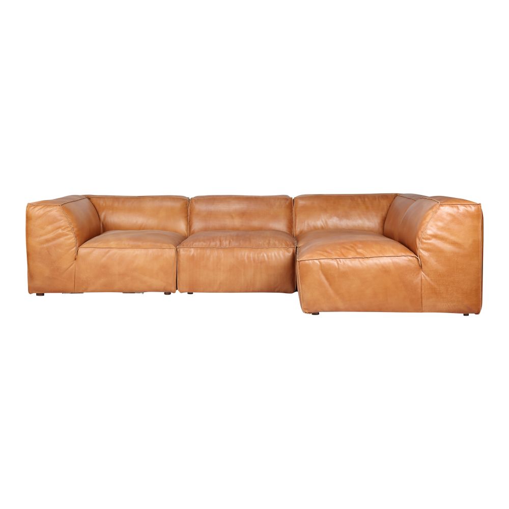Moes Home Collection QN-1022-40 Luxe Signature Modular Sectional in Brown