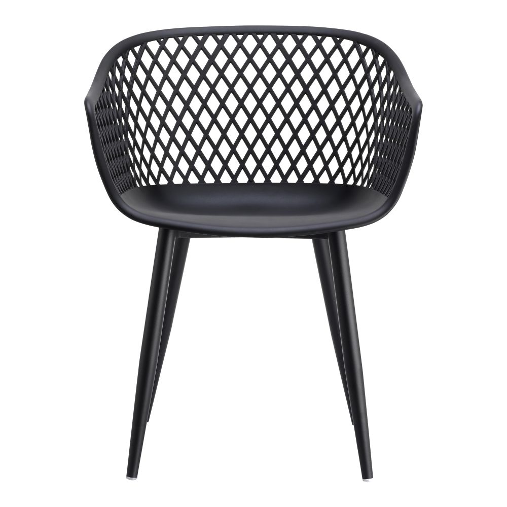 Moes Home Collection QX-1001-02 Piazza Outdoor Chair in Black