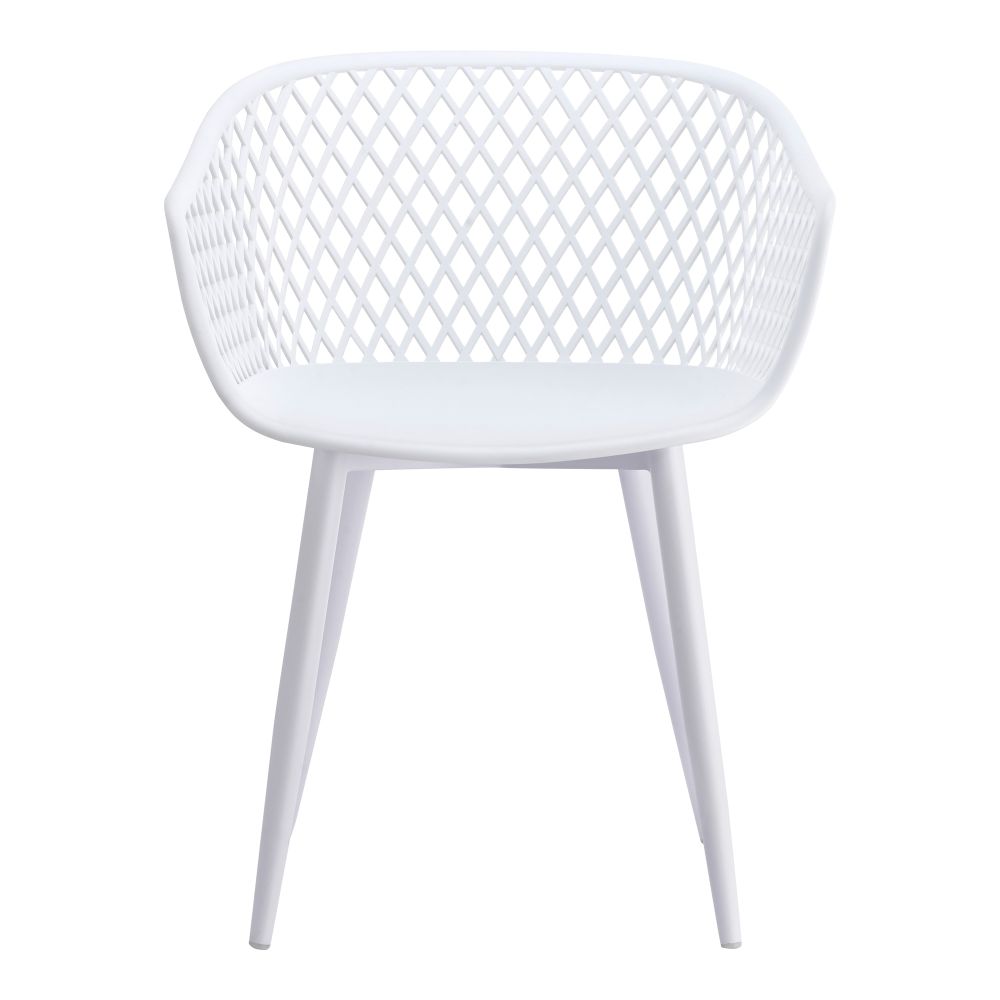 Moes Home Collection QX-1001-18 Piazza Outdoor Chair in White