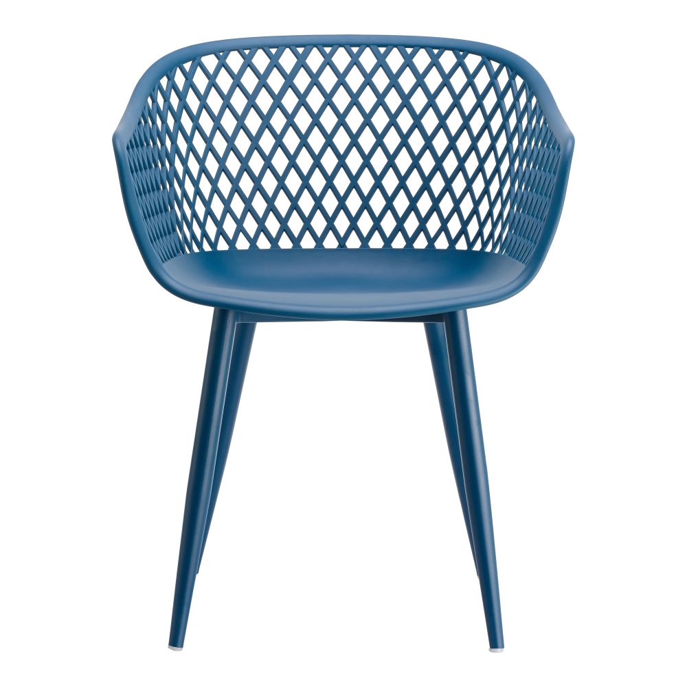 Moes Home Collection QX-1001-26 Piazza Outdoor Chair in Blue