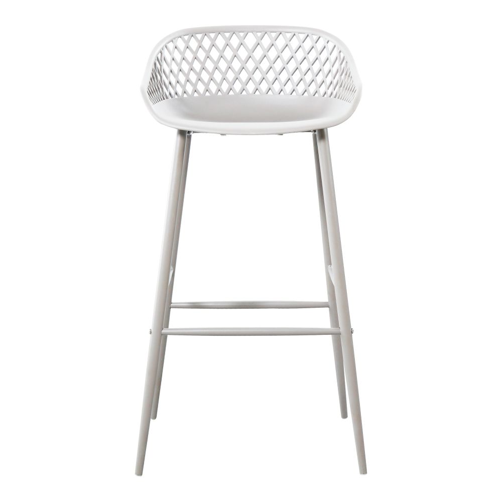 Moes Home Collection QX-1004-18 Piazza Outdoor Barstool in White
