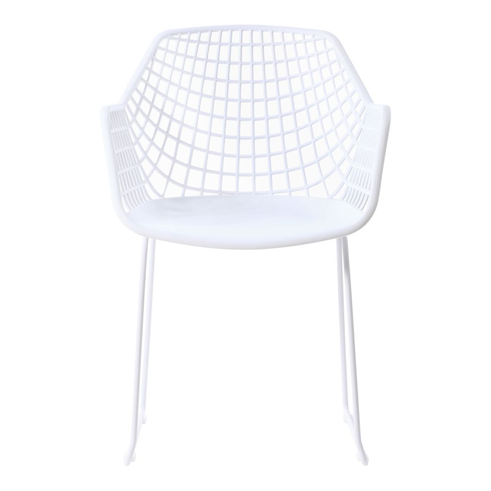 Moes Home Collection QX-1007-18 Honolulu Chair in White