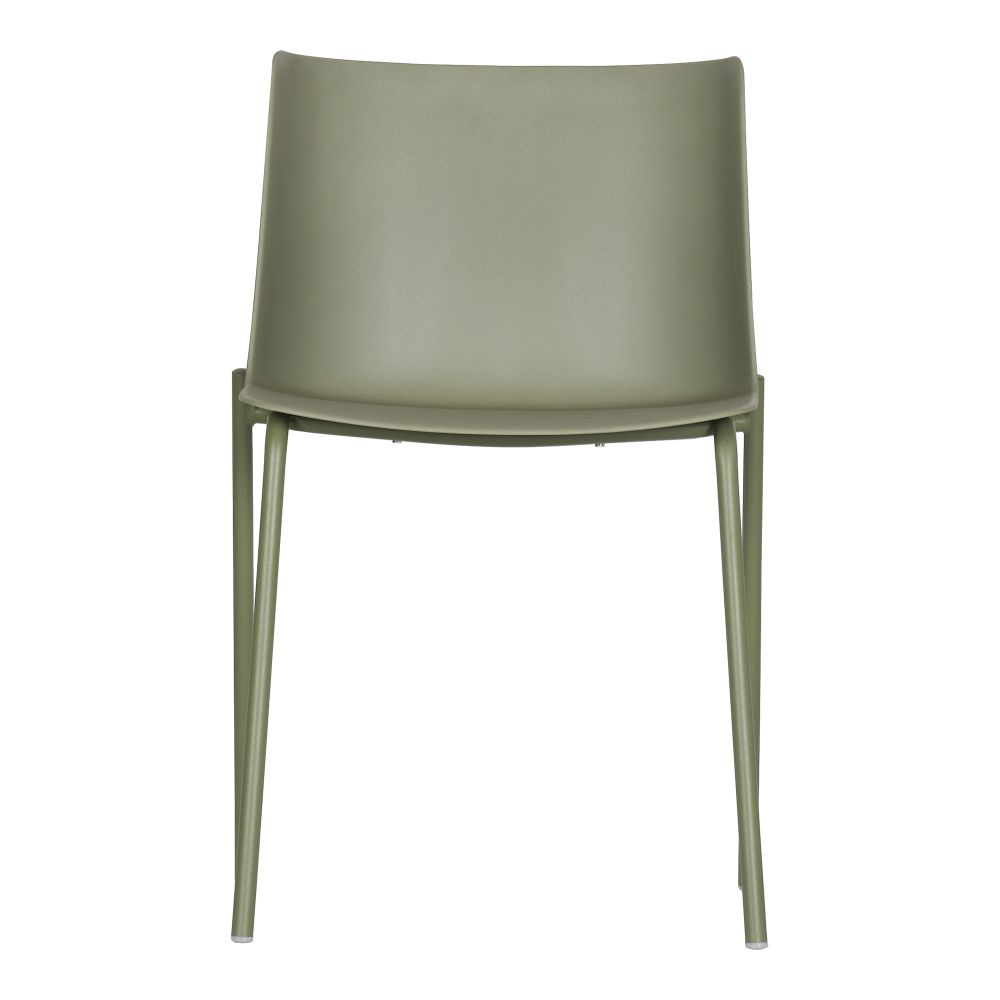 Moes Home Collection QX-1010-16 Silla Outdoor Dining Chair in Sage Green