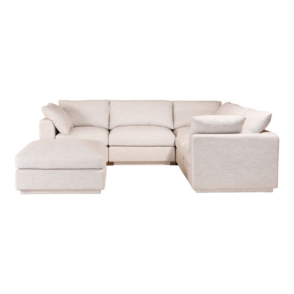 Moes Home Collection RN-1098-39 Justin Signature Modular Sectional in Grey
