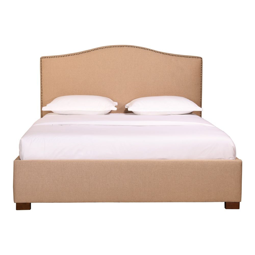 Moes Home Collection RN-1137-34 Zale Queen Bed in Beige