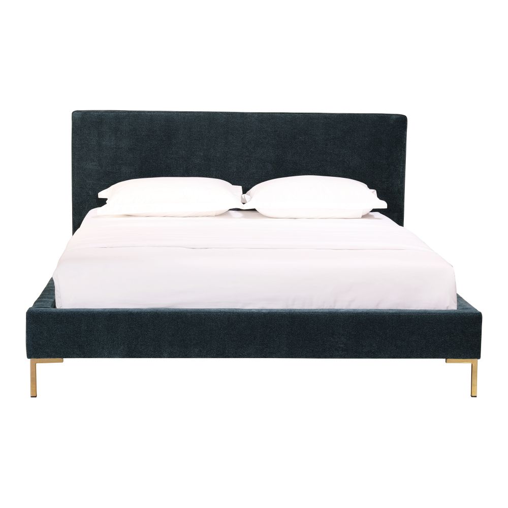 Moes Home Collection RN-1145-26 Astrid King Bed in Blue