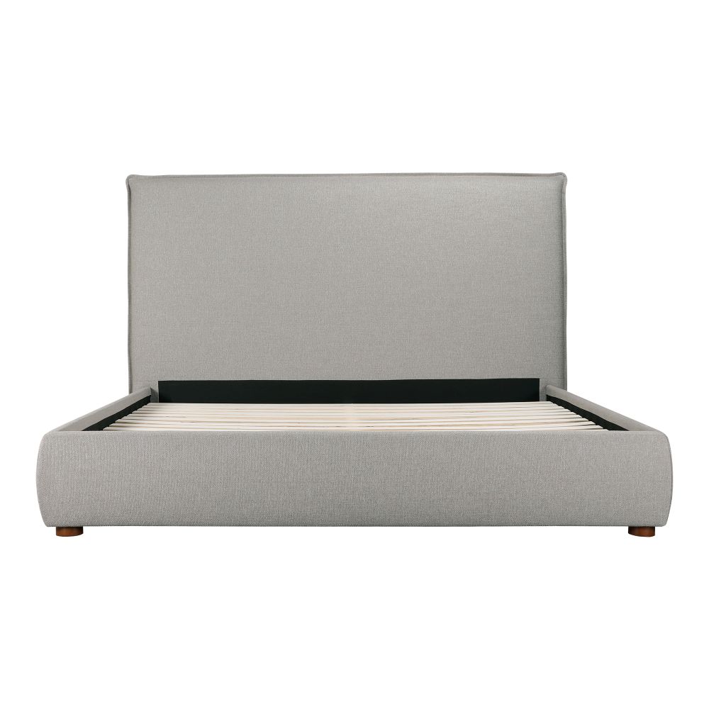 Moes Home Collection RN-1149-15 Luzon King Bed Tall Headboard in Greystone