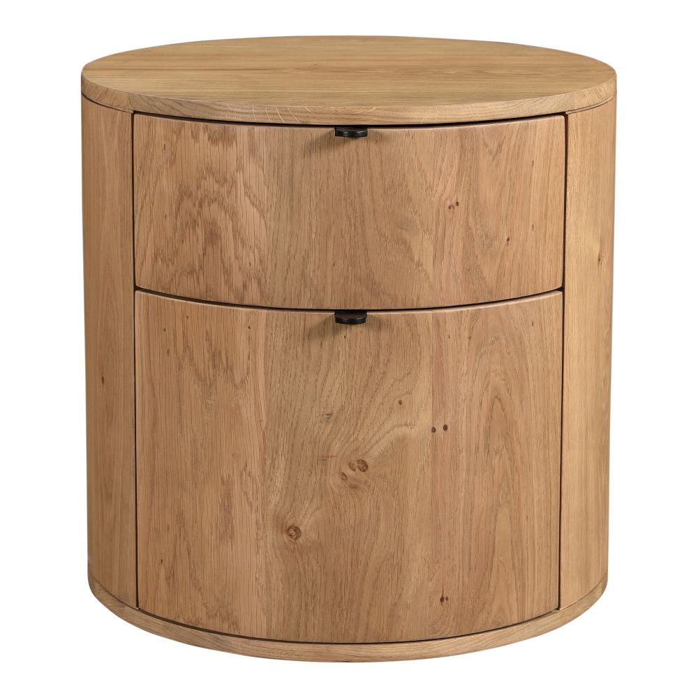 Moes Home Collection RP-1011-24 Theo Two Drawer Nightstand in Natural