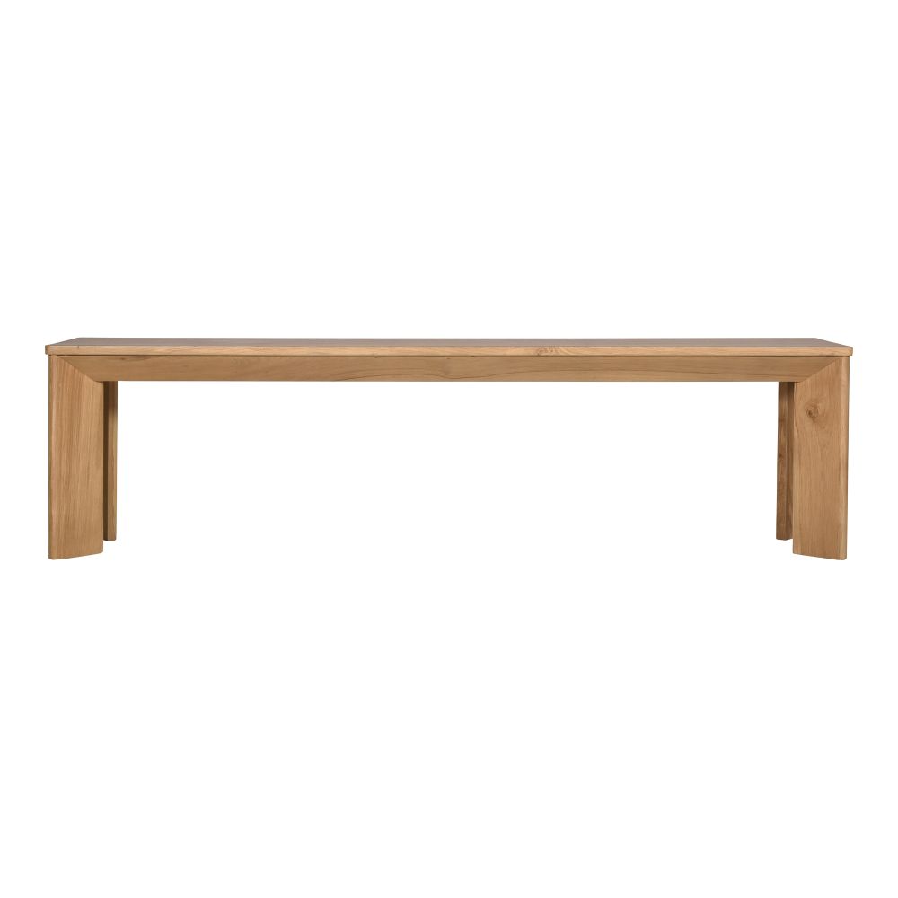 Moes Home Collection RP-1025-24 Angle Large Dining Bench in Natural