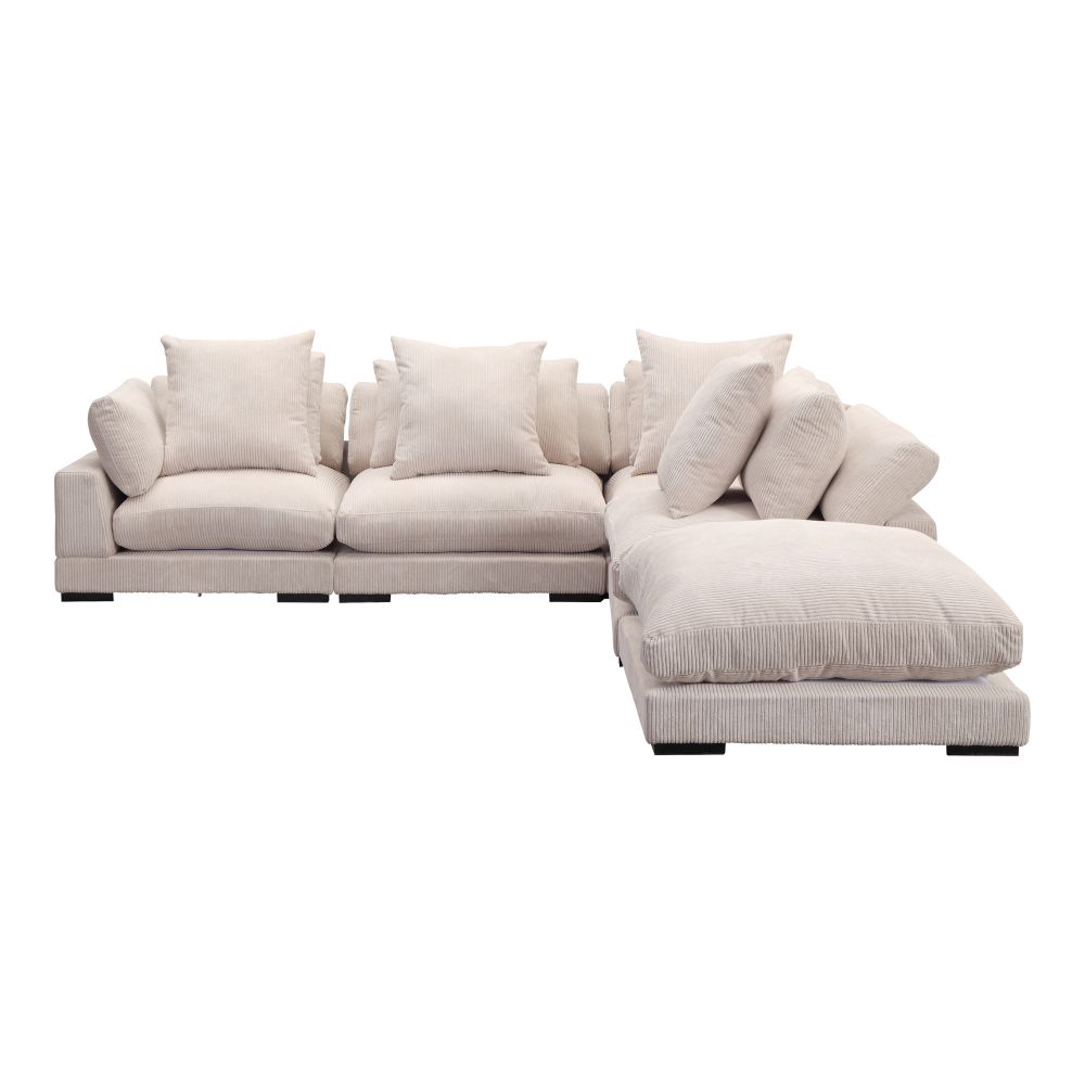 Moes Home Collection UB-1015-14 Tumble Dream Modular Sectional in Cappuccino