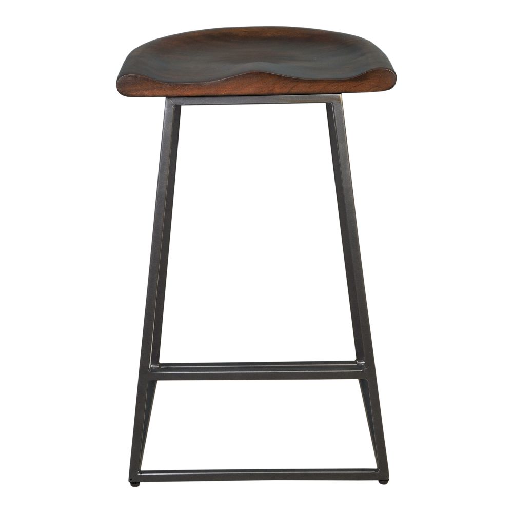 Moes Home Collection UH-1010-20 Jackman Counter Stool in Brown
