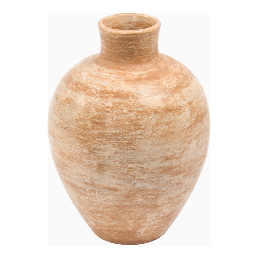 Moes Home Collection UO-1013-34 Dos Vase in Beige