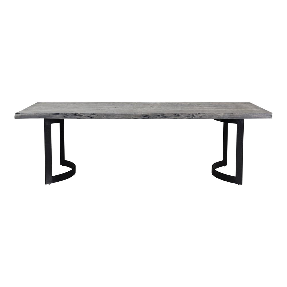 Moes Home Collection VE-1001-29 Bent Small Weathered Dining Table in Grey