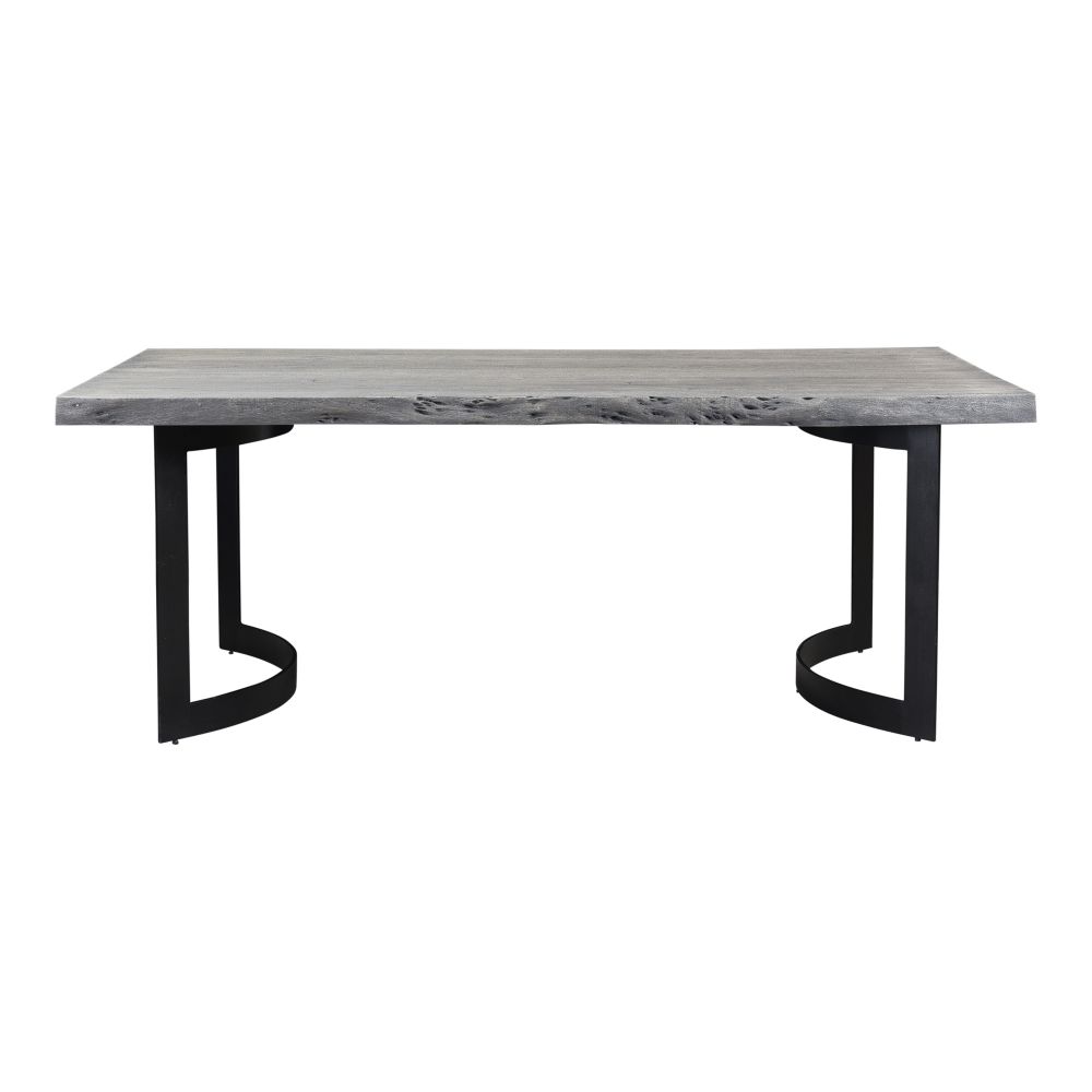 Moes Home Collection VE-1036-29 Bent Extra Small Weathered Dining Table in Grey